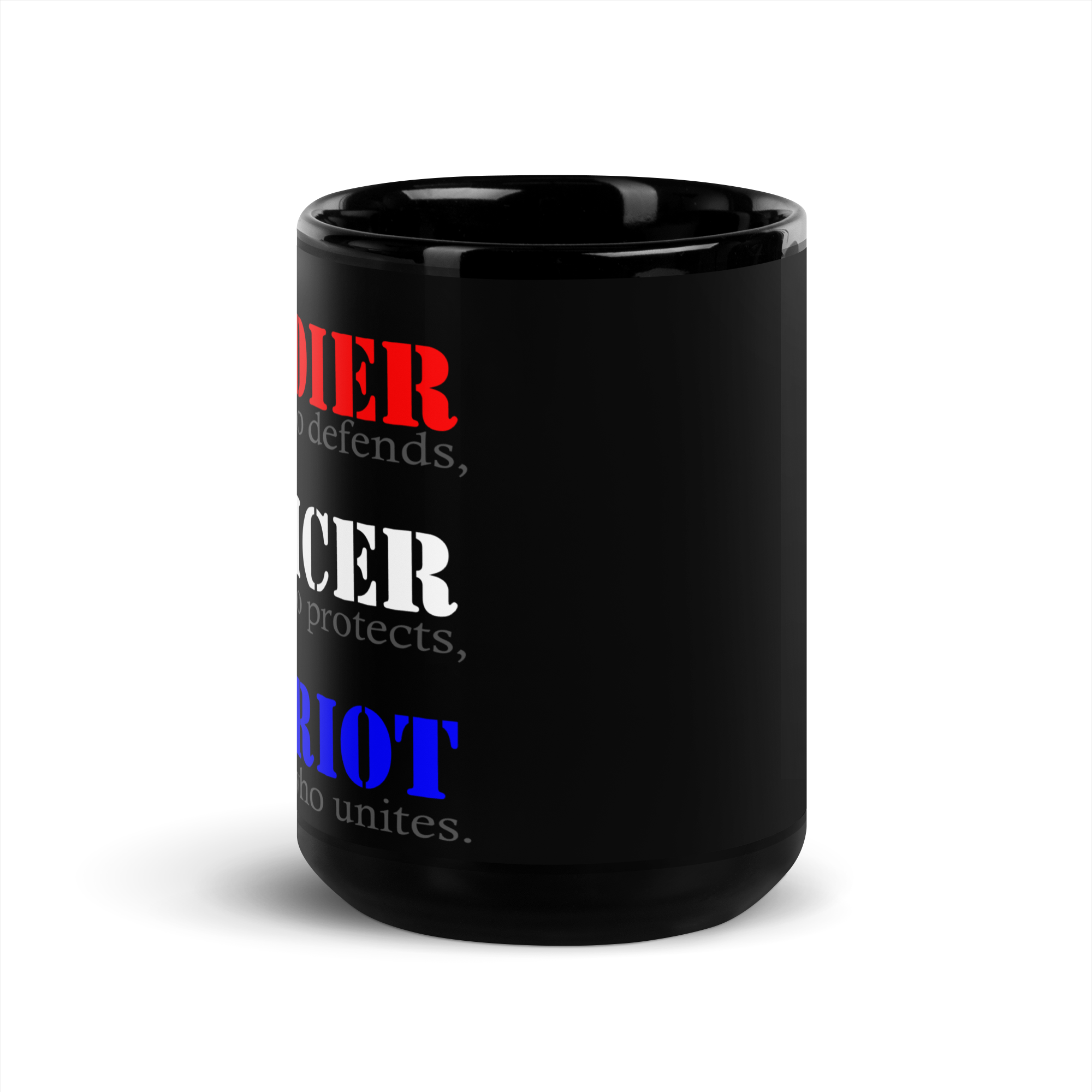 "Soldier, Officer, Patriot" Mug