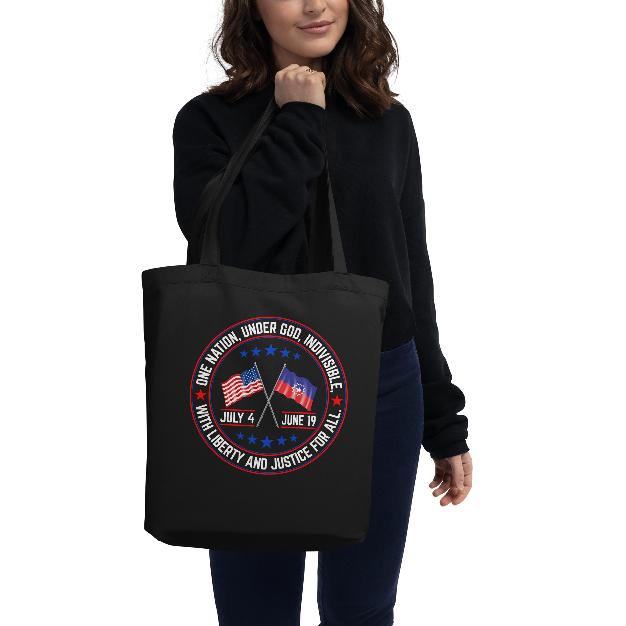 "Liberty and Justice, For All" Tote Bag