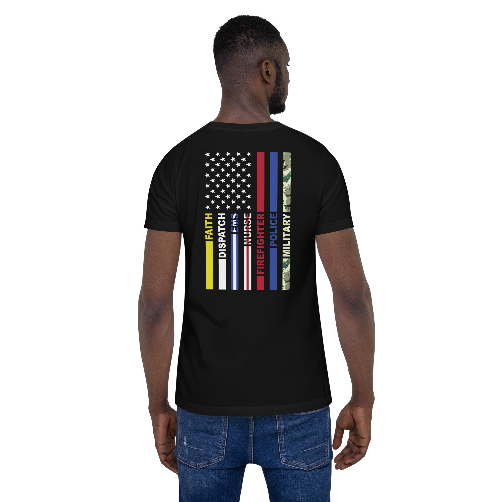 Patriotic First Responders T-shirt