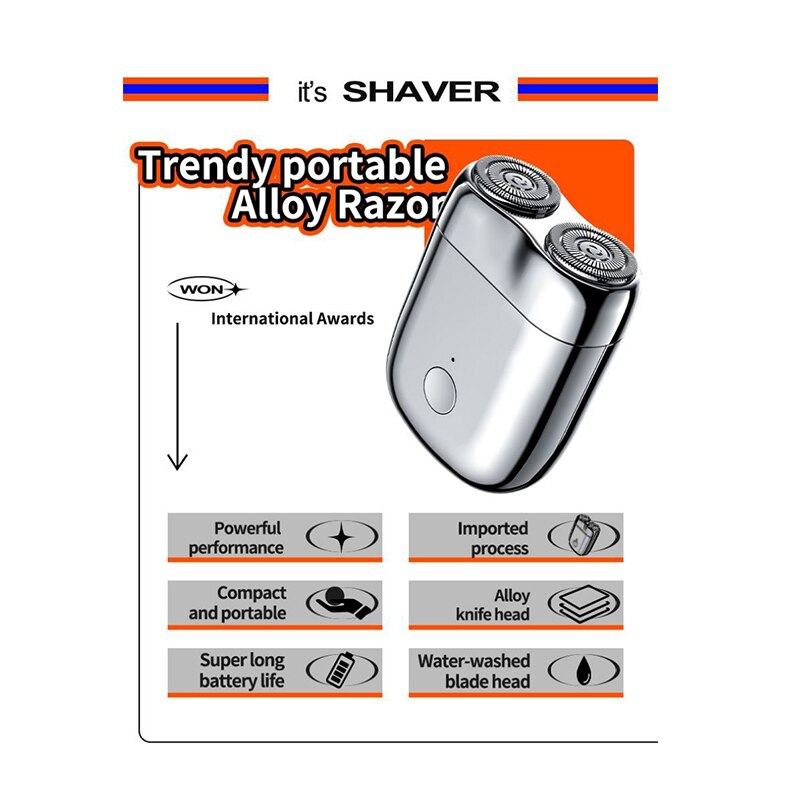 Mini Magnetic Electric Shaver