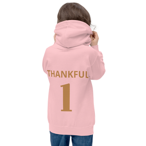 "Thankful 1" Kids Hoodie- SAFER/Drawcord free!