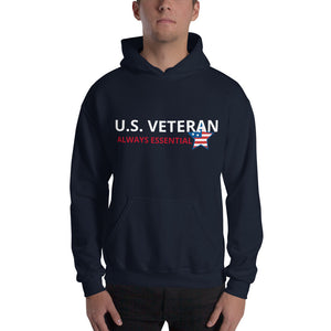 "U.S. Veteran: Always Essential" #EssentialVeteran Hoodie