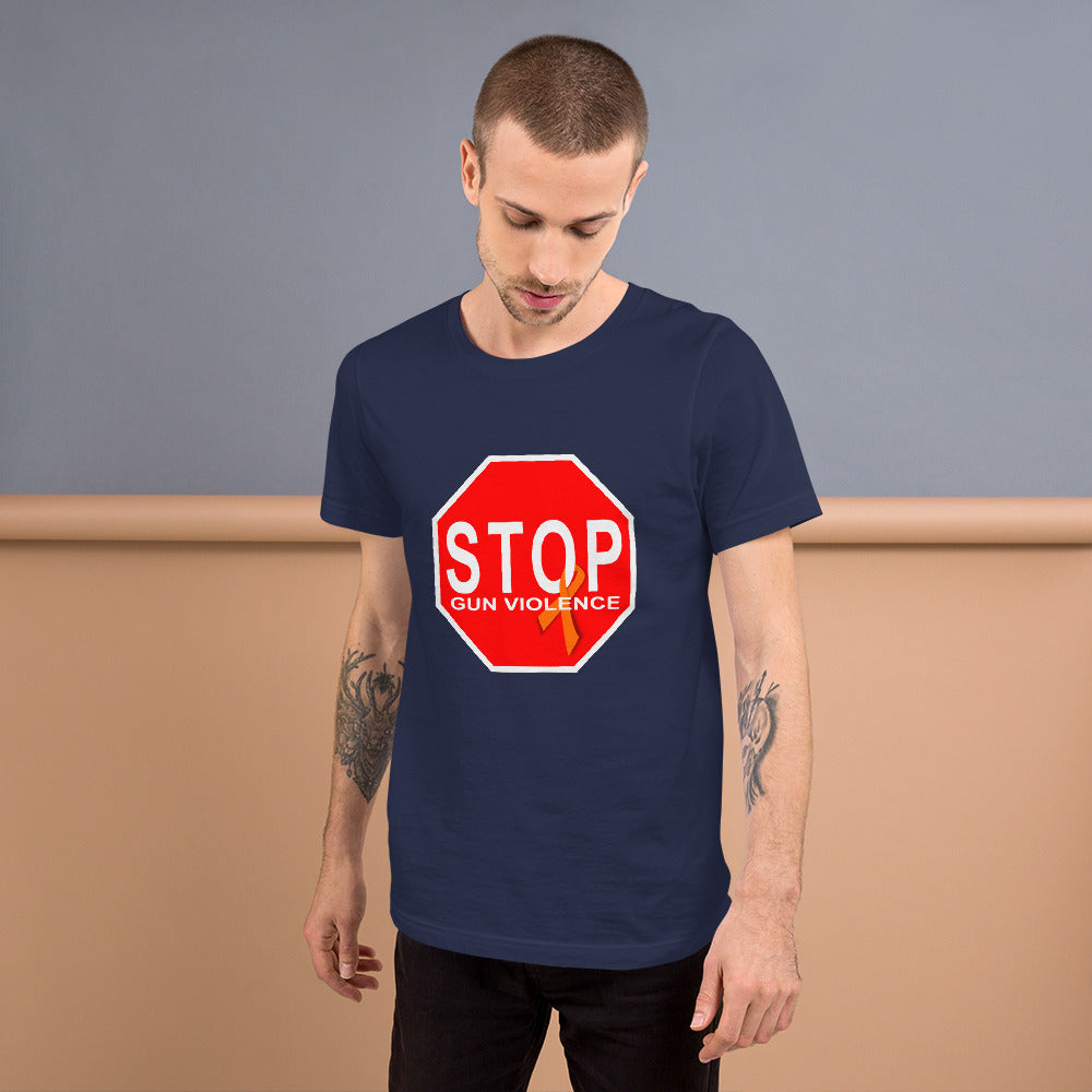 "STOP Gun Violence" Stop Sign T-Shirt