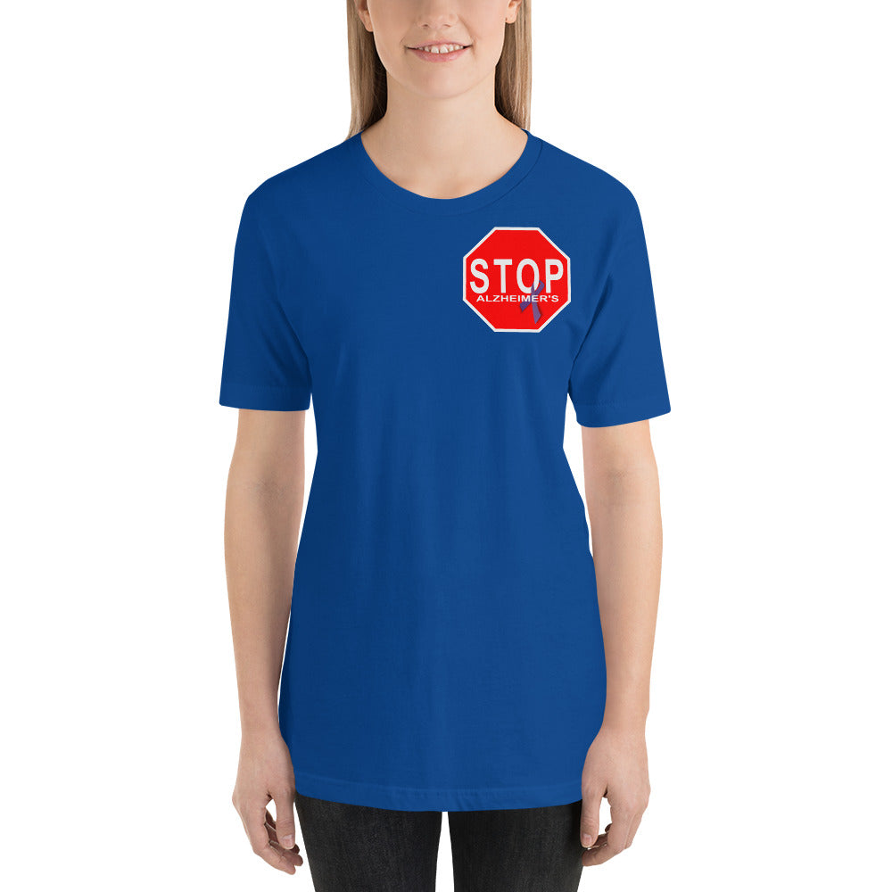 "STOP Alzheimer's" Stop Sign T-Shirt