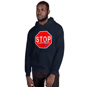 "STOP Alzheimer's" Stop Sign Hoodie