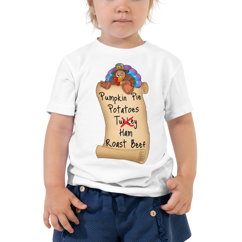 "Save the Turkeys!" LIMITED EDITION 2T-5T Toddler Tee