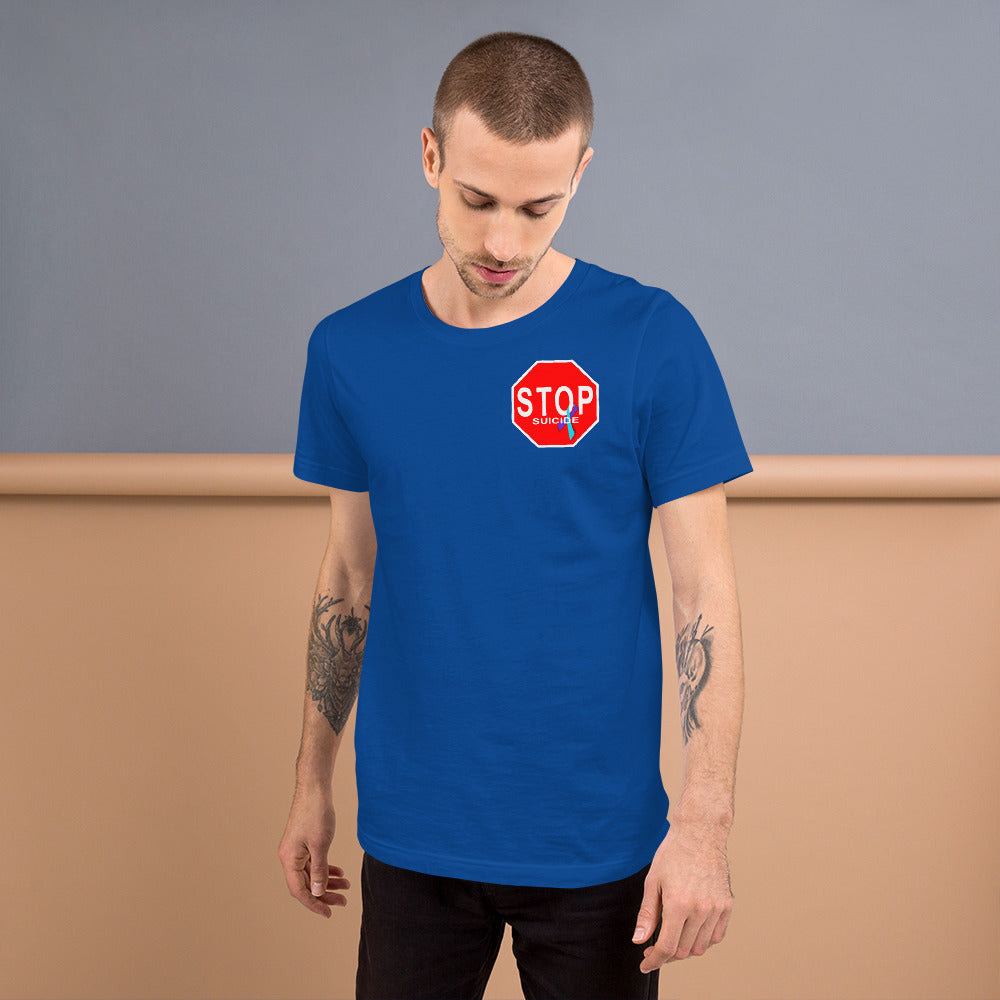 "STOP Suicide" Stop Sign T-Shirt