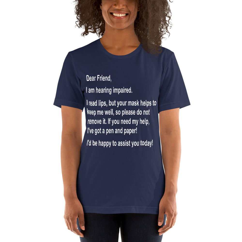 "I am Hearing Impaired" T-Shirt