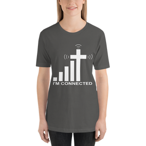 "I'm Connected" Signal and Cross T-Shirt