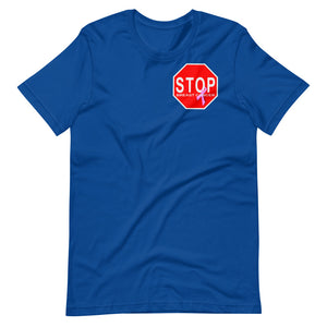 "STOP Breast Cancer" Stop Sign T-Shirt