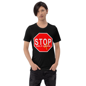 "STOP Self-Harm" Stop Sign T-Shirt