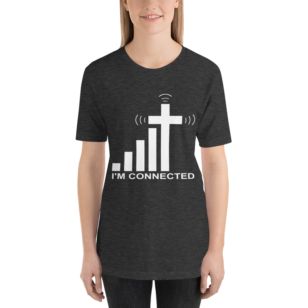 "I'm Connected" Signal and Cross T-Shirt