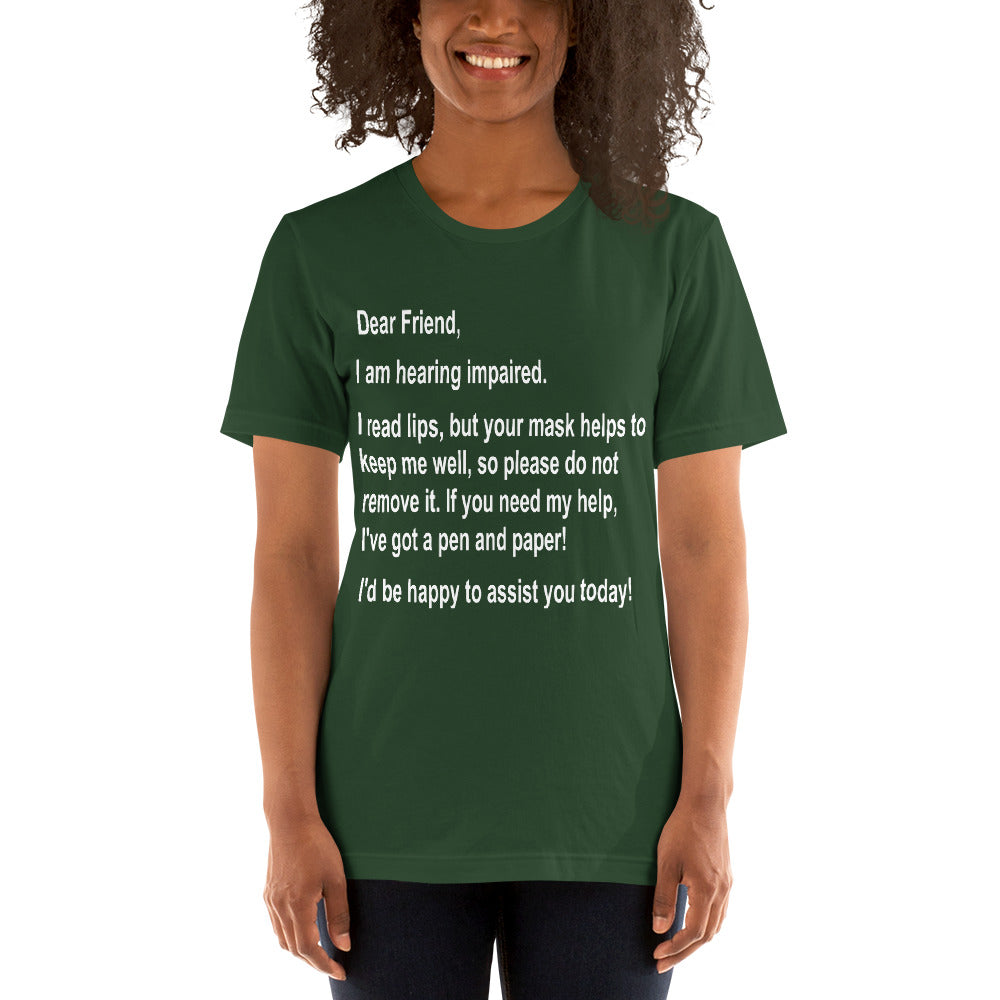 "I am Hearing Impaired" T-Shirt