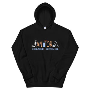 "Janitors: Keeping You Safe, Always Essential." Hoodie