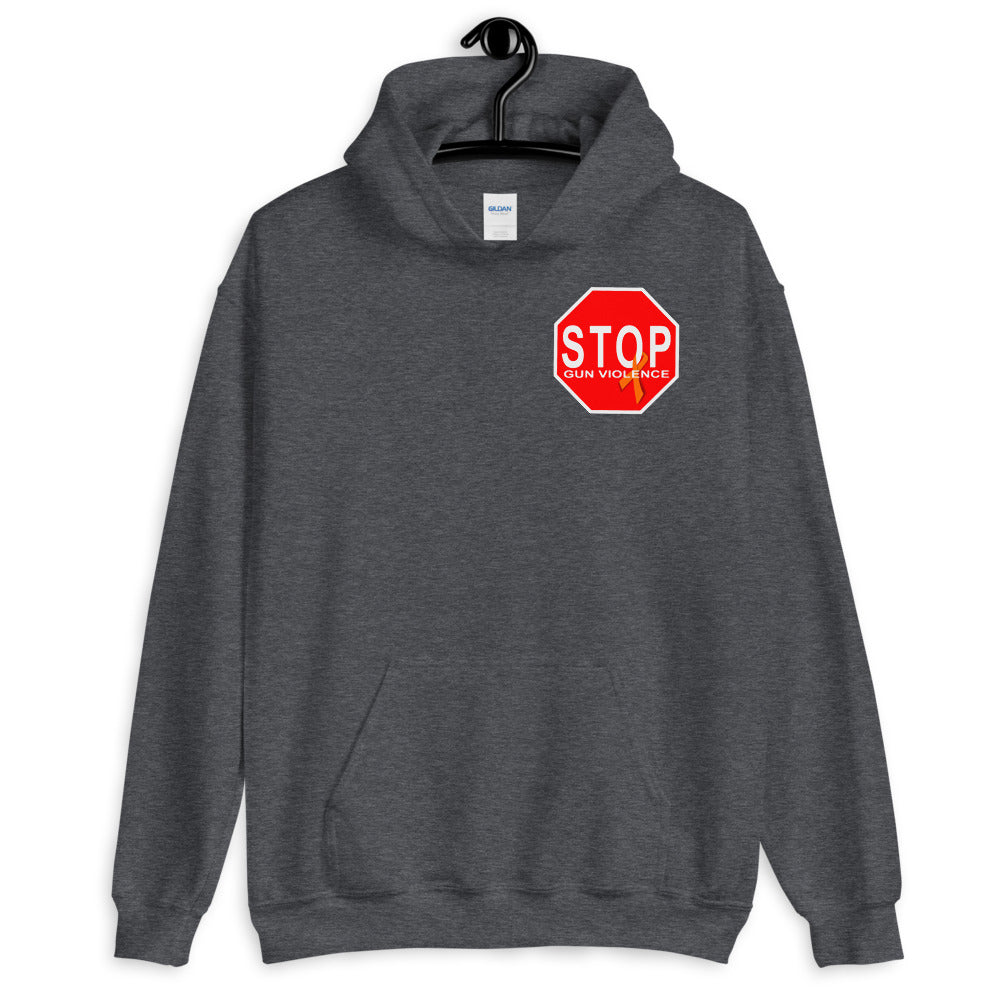 "STOP Gun Violence" Stop Sign Hoodie