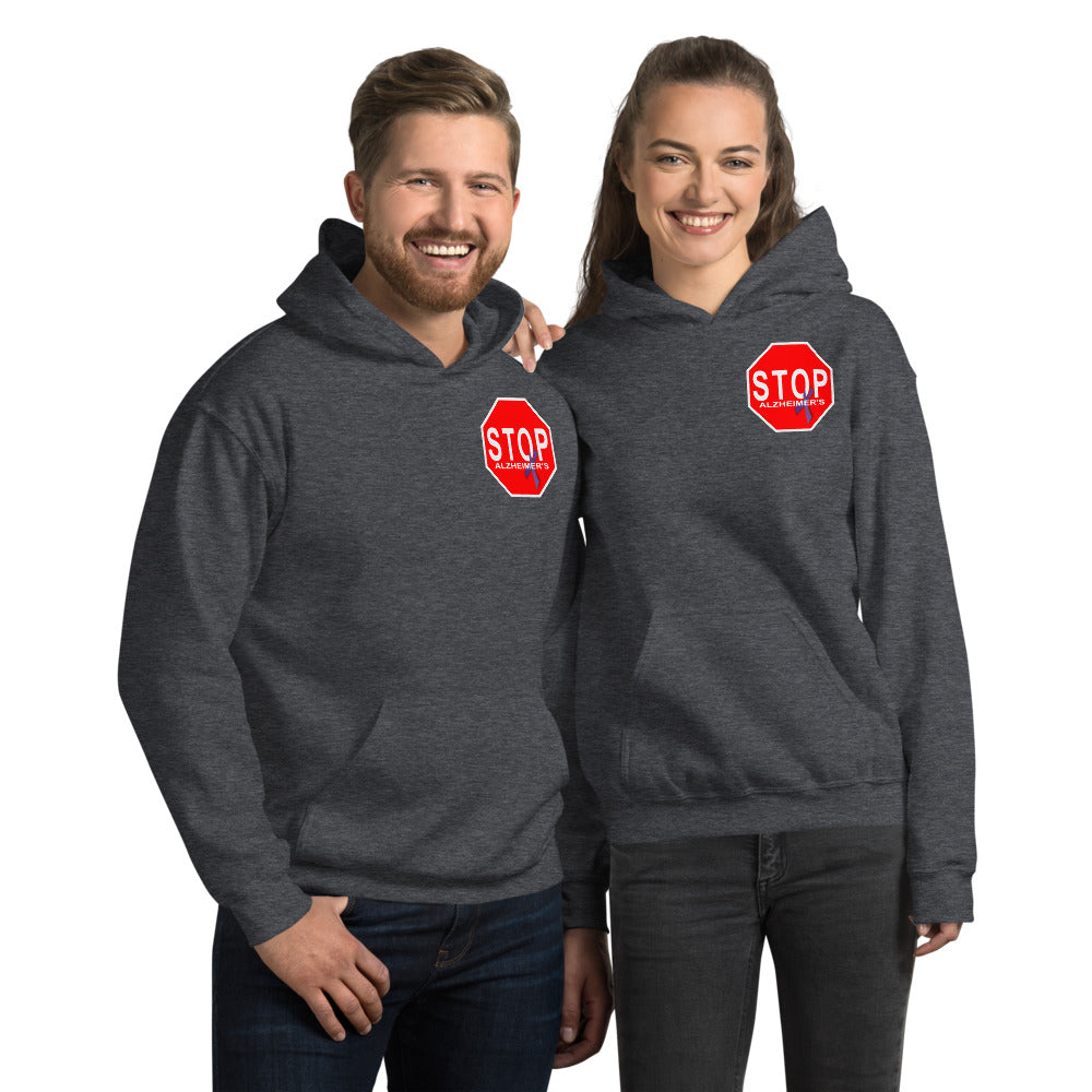 "STOP Alzheimer's" Stop Sign Hoodie