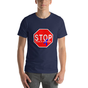 "STOP Child Abuse" Stop Sign T-Shirt