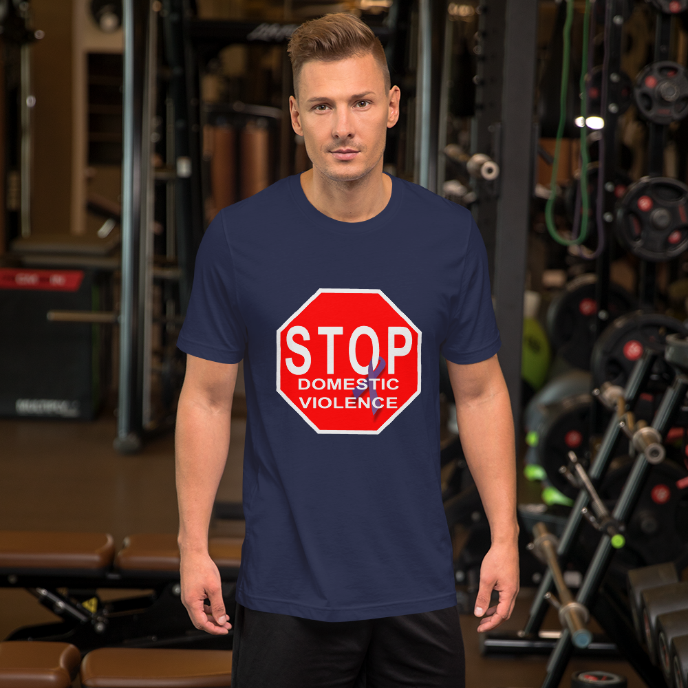 "STOP Domestic Violence" Stop Sign T-Shirt