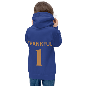 "Thankful 1" Kids Hoodie- SAFER/Drawcord free!