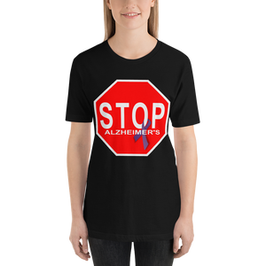 "STOP Alzheimer's" Stop Sign T-Shirt