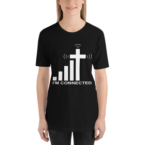 "I'm Connected" Signal and Cross T-Shirt