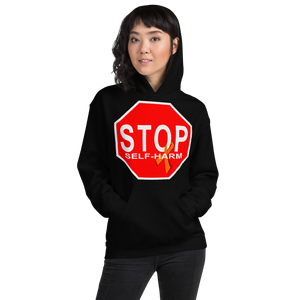 "STOP Self-Harm" Stop Sign Hoodie