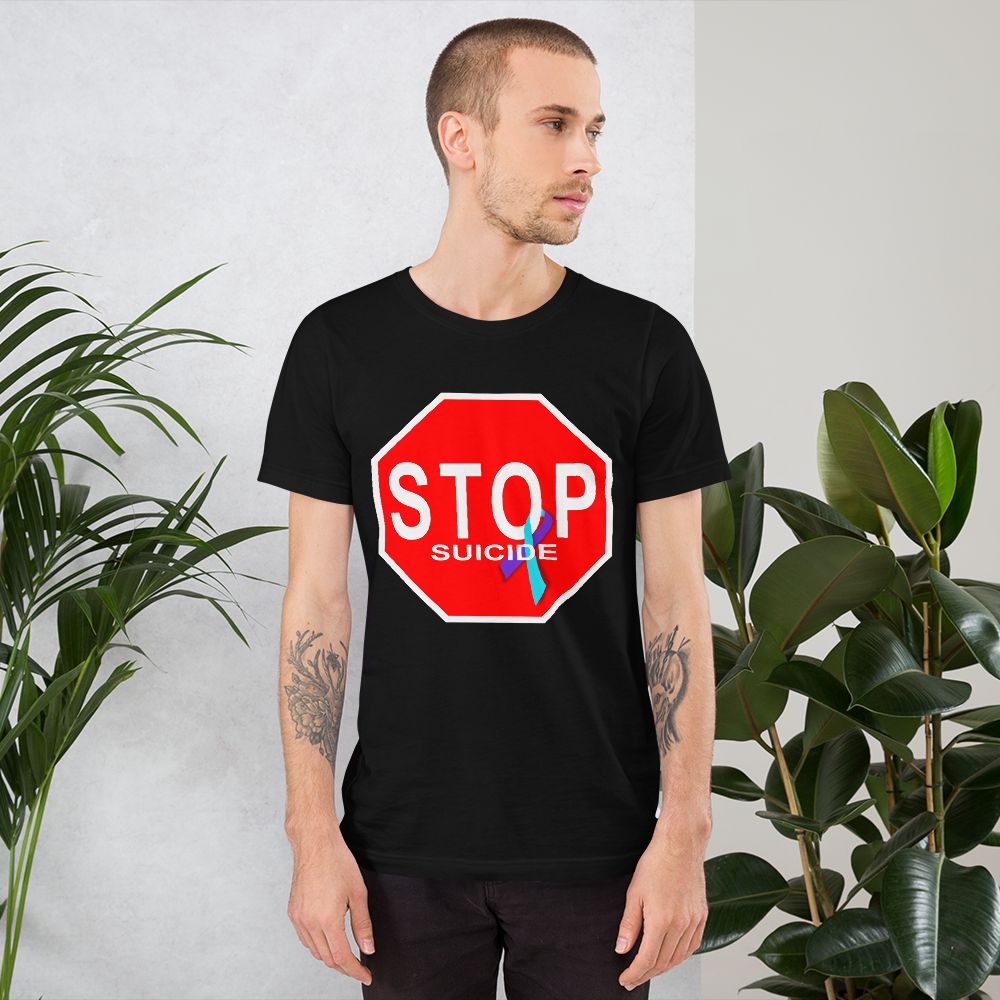 "STOP Suicide" Stop Sign T-Shirt