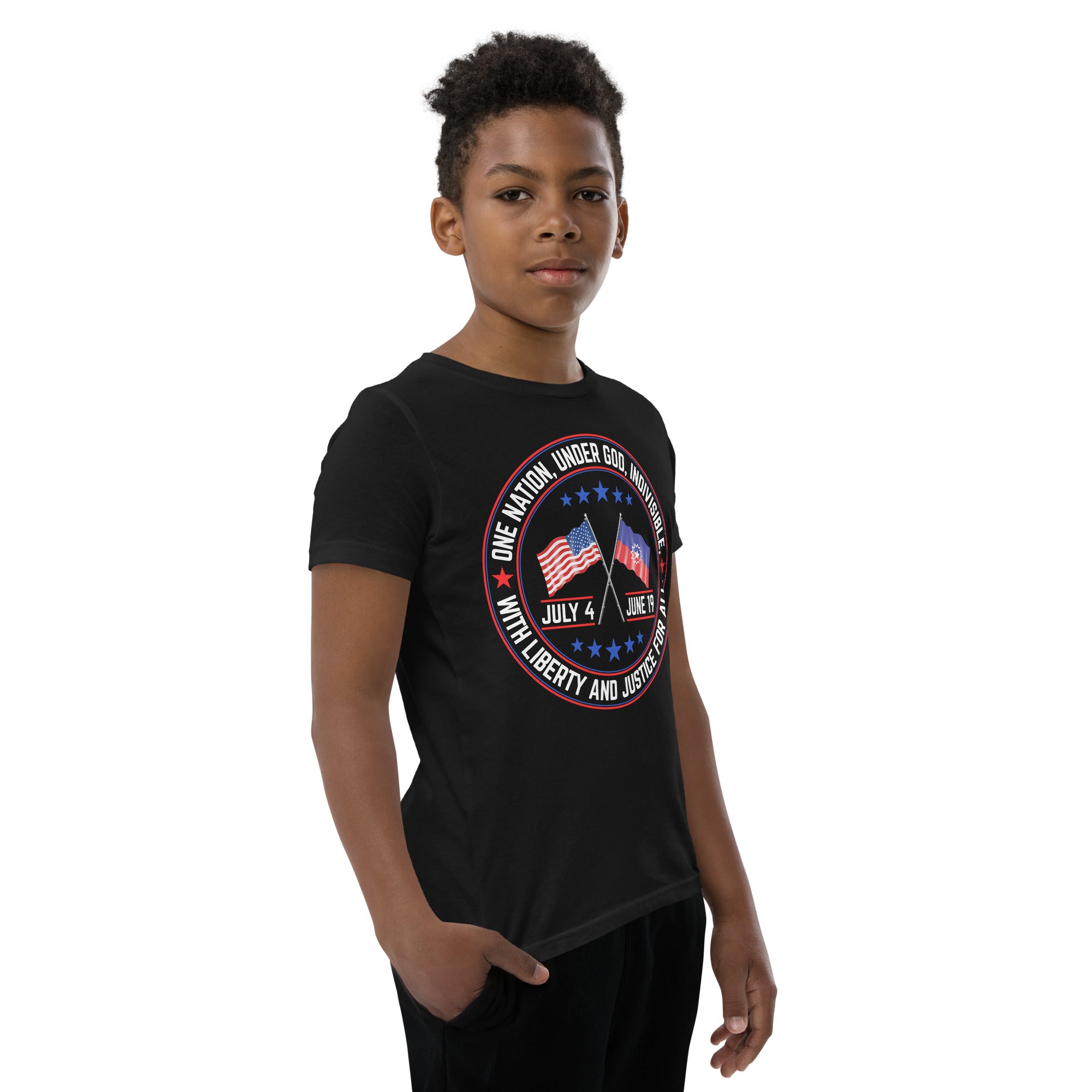 "Liberty and Justice for All" Unity in Freedom T-shirt (Youth)